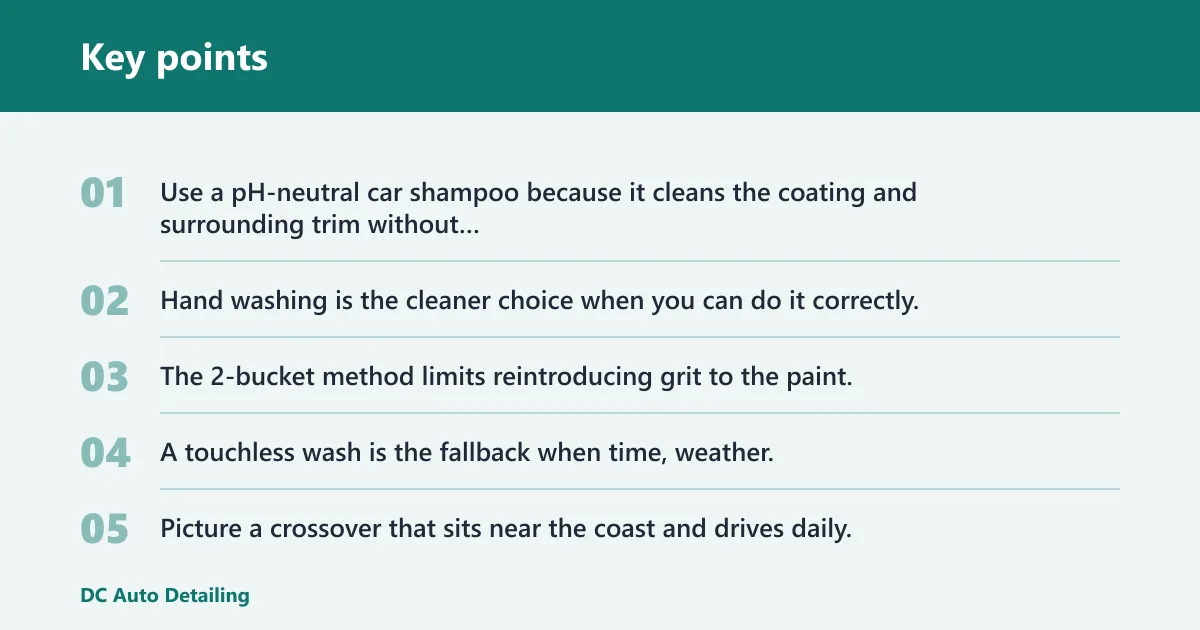 Key points: How often should you wash a ceramic coated car?