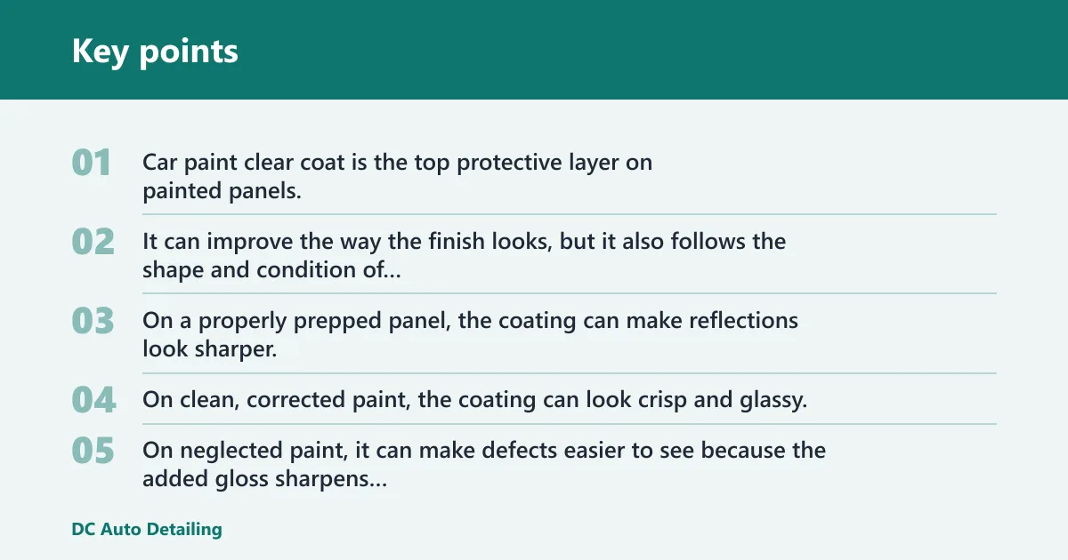 Key points: What does ceramic spray coating do for car paint?